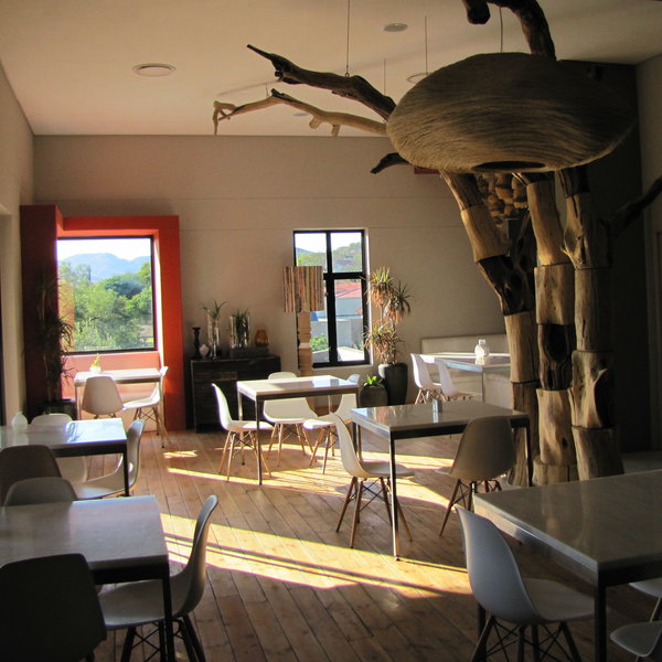 The Olive Restaurant offers indoor dining...