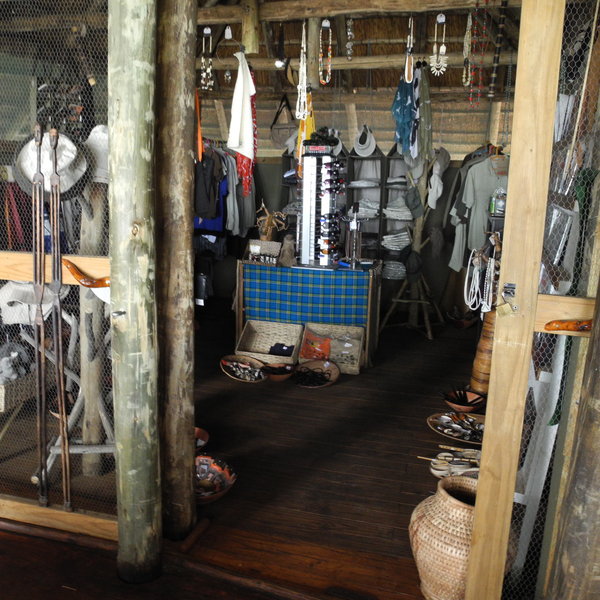 ...and a curio shop complete the central facilities.