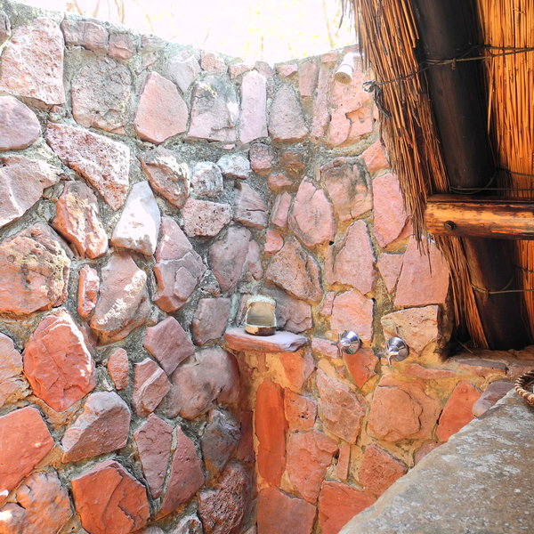 ...and a partially open air shower.