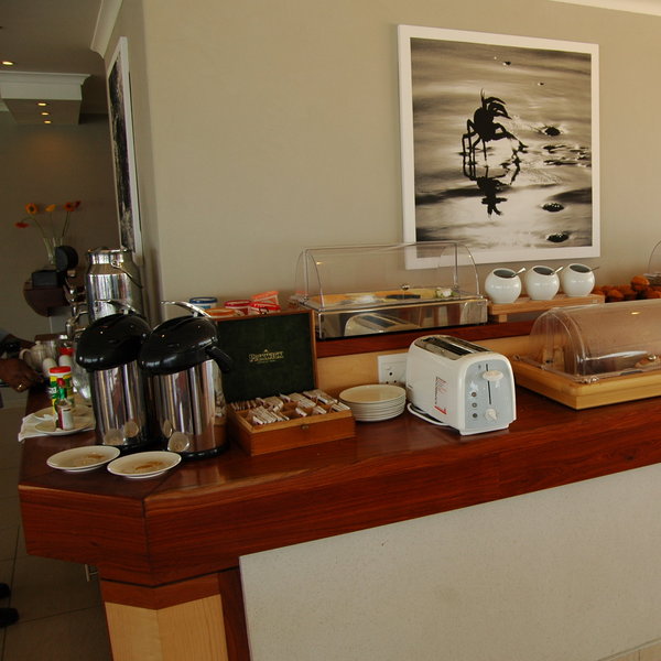 The delicious breakfast is set up in a buffet style to give you a perfect start for the day.