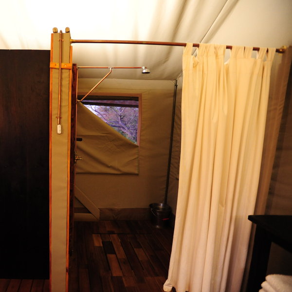 …and hot showers.