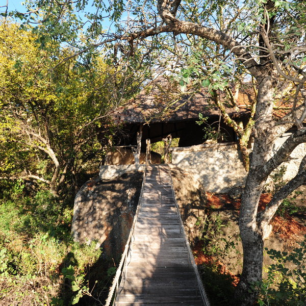 ...one is even access by rope bridge.