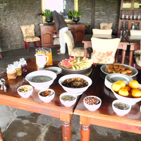 ...and the meals are plentiful and freshly prepared.