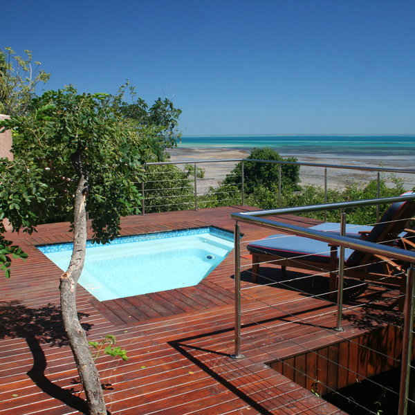 ...and each villa has its own plunge pool.