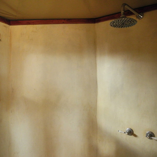 ...an indoor shower...