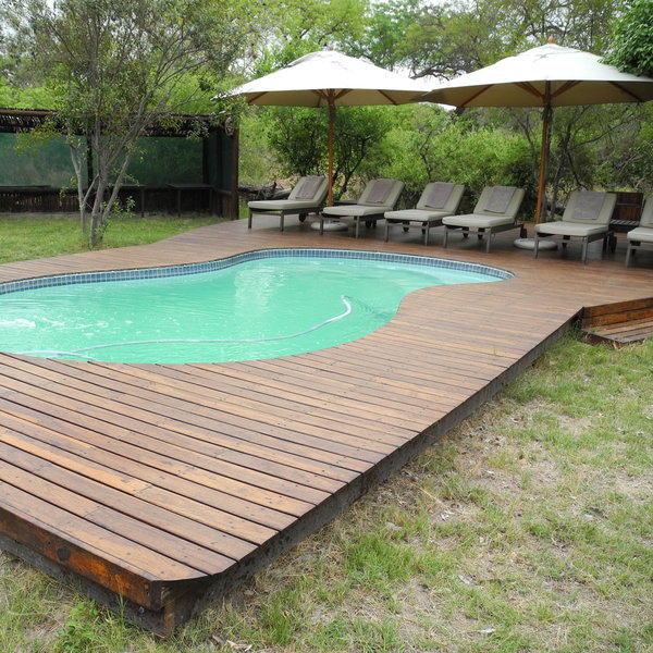 Enjoy a swim in the plunge pool and relax on the surrounding deck chairs.