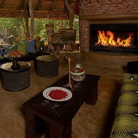 ...before relaxing in the lounge.