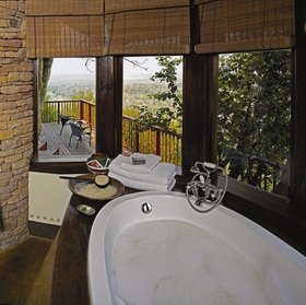 Pamushana also offers a villa with five en-suite rooms...