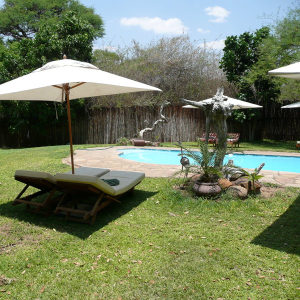 ...and there's also a good sized pool.