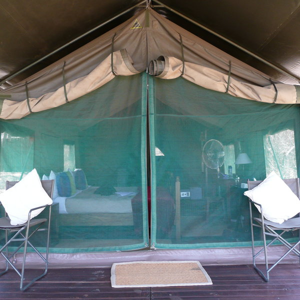 These are traditional safari tents -
