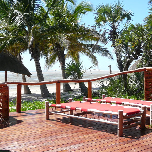 ... as well as lovely views over the beach and sea beyond.