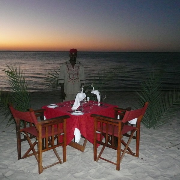... as well as beach dinners at night...