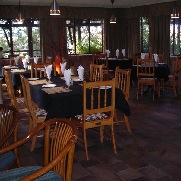 with indoor seating ...