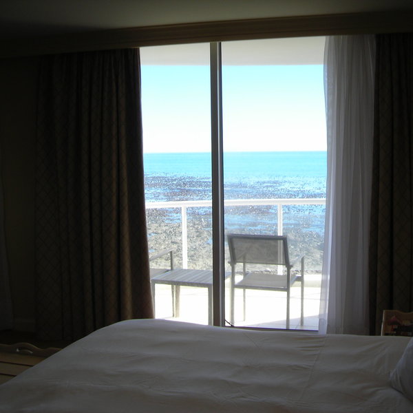 The rooms also have a balcony where you can sit in the evenings...