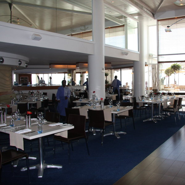 The Radisson Blu Hotel has both an inside...