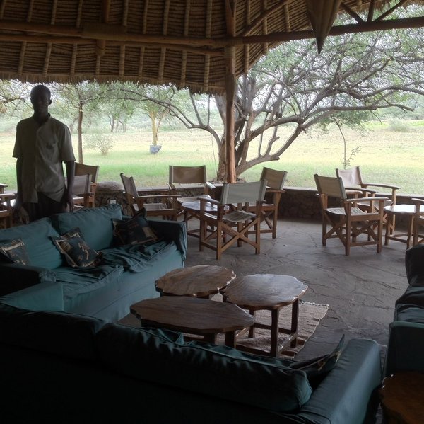 The main areas are simple, but nicely done, with good shade from the hot Tsavo sun…