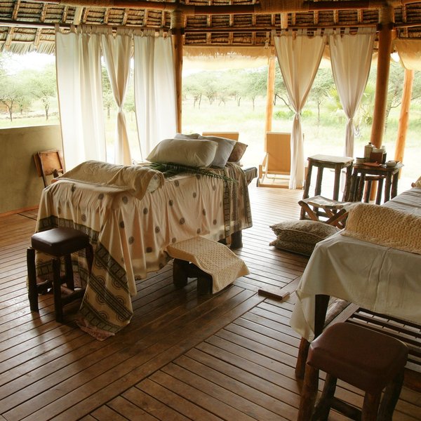 As well as traditional tree cures, the camp has a well-equipped therapy and spa area…