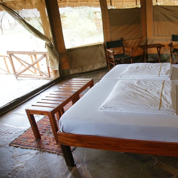 Each tent has good veranda area…