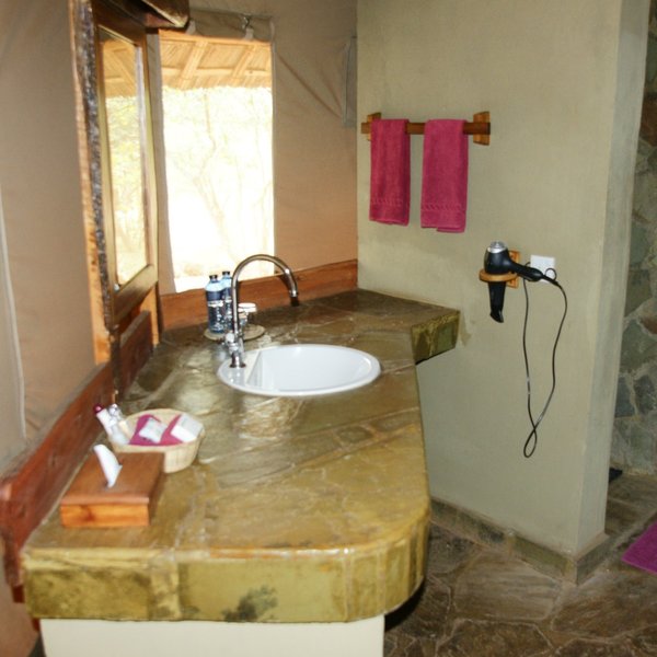…and the bathrooms are well equipped.