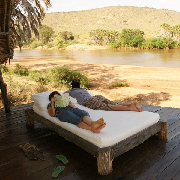 …or lounge on their private verandas.