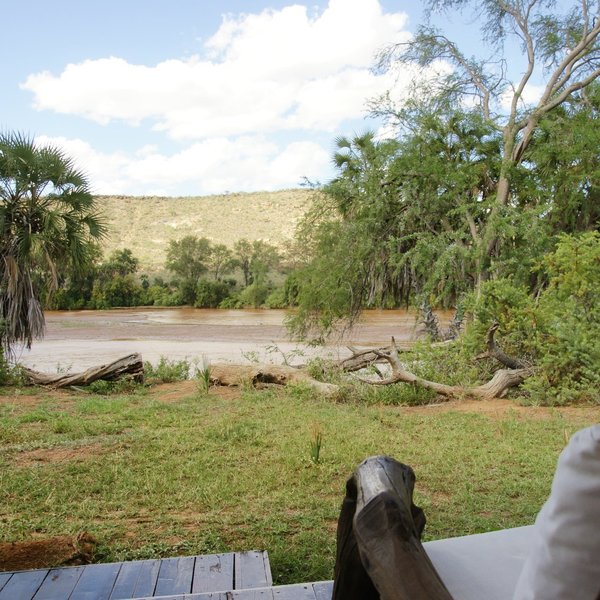 The standard rooms, like all the accommodation at Galdessa, have uninterrupted views of the river…