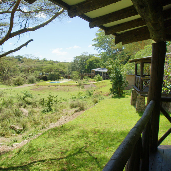 …and the river also tends to deter dangerous large beasts from entering the lodge grounds.
