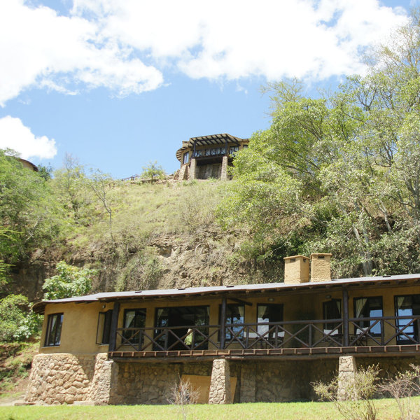 …or (from the upper rooms) looking north, overlooking the gorge and the national park beyond.