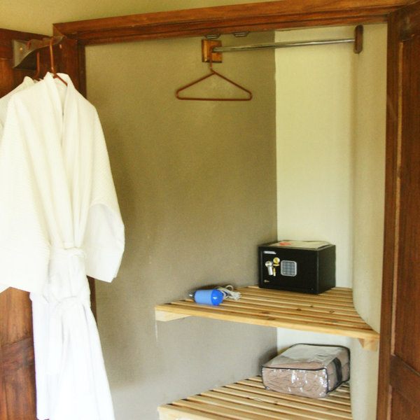 Although the rooms don't lock, each has a mini-safe for valuables.