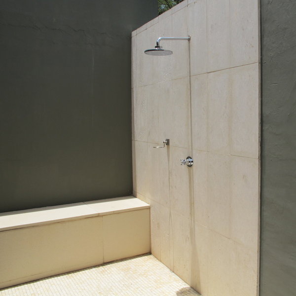 The Terrace Suites and Villas also have outdoor showers.