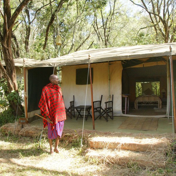 Nairobi Tented Camp is a traditional safari camp in a beautiful, truly wild area.