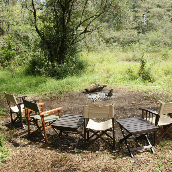 …where guests can sit in the evening and recount the day's experiences.