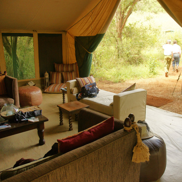 The lounge itself is a comfortable retreat, cool during the day…