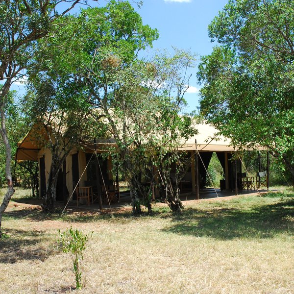 The central area is relatively modest, with a lounge tent…