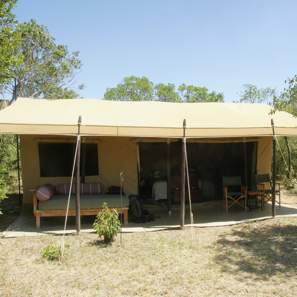 Encounter Mara's tents are large, solid and comfortable…
