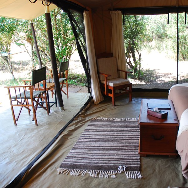 During the day, the guest tents are designed to be largely open, giving a great sense of immersion…