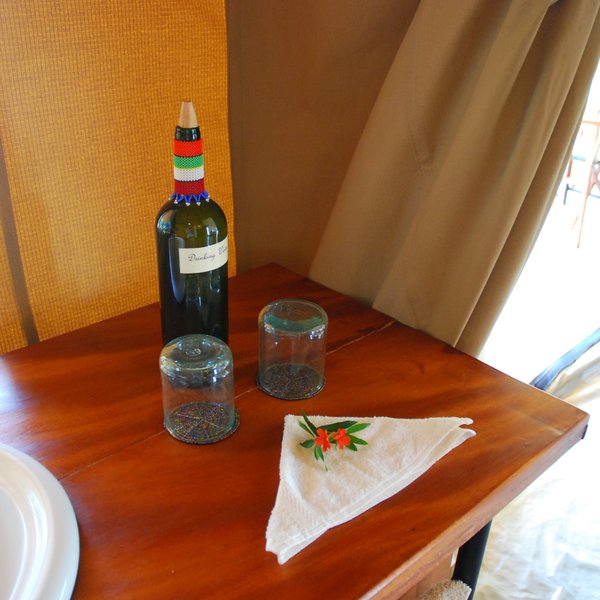 …and drinking water is filtered and provided in cool bottles rather than plastic.