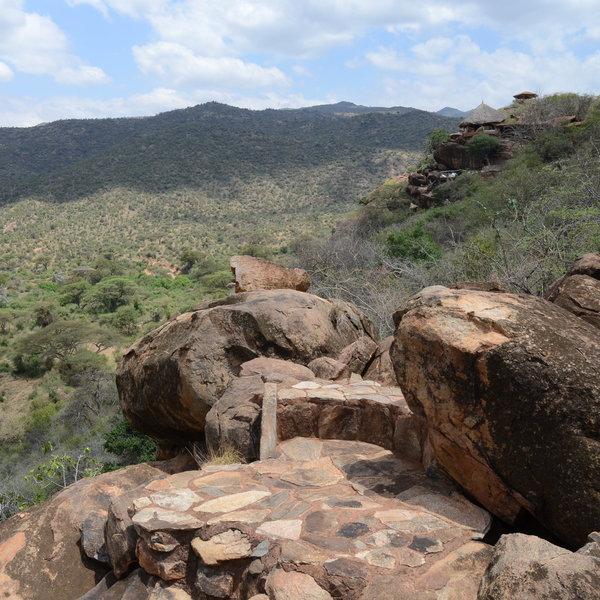 ...over the surrounding landscape.