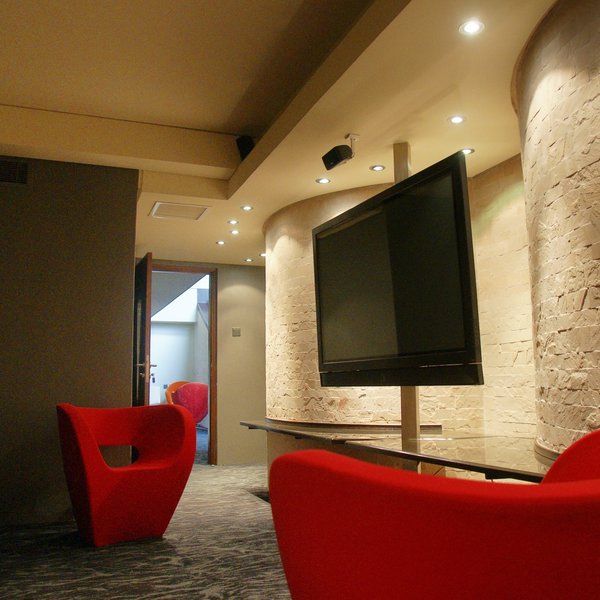 Among a wide range of facilities, there's a TV and audio room…