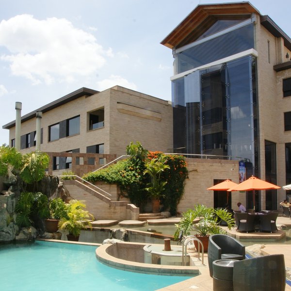 The swimming pool itself is subtly separated, but distinctly different in colour…