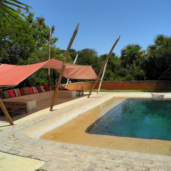 … and a large pool.