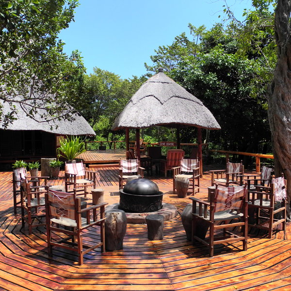 In the evenings you could sit around the fire pit…