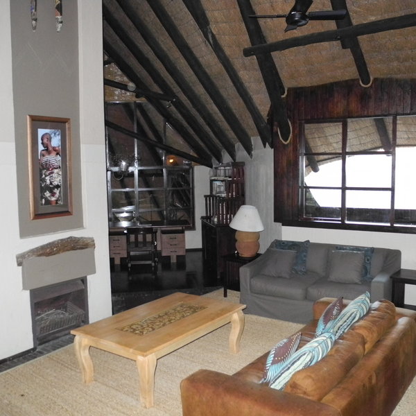 The double-storey main area at Chilo is vast, with a number of lounge and seating areas