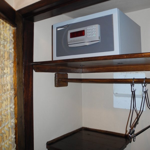 ...and plenty of storage space including an electronic safe for added security