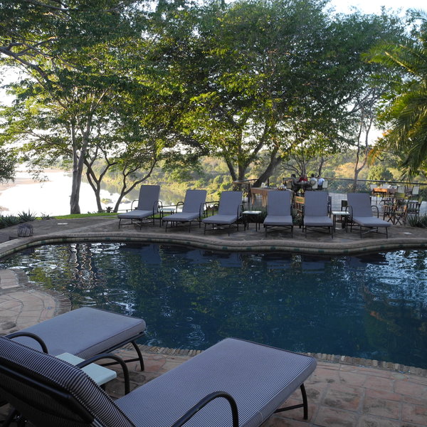 ...and the pool provides welcome relief from the midday heat