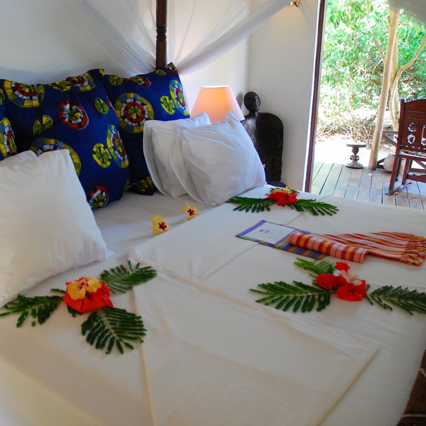 Each room has either a twin or double bed…