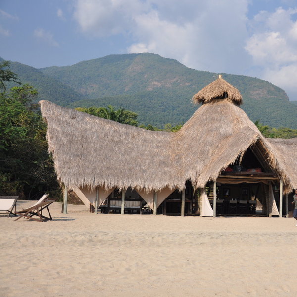 ...on the edge of Lake Tanganyika.