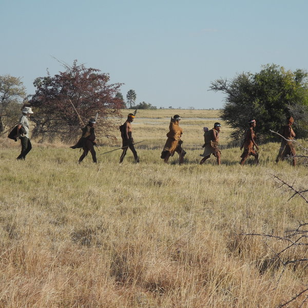 ...nature walks with Bushmen who show their traditional hunting and gathering skills...