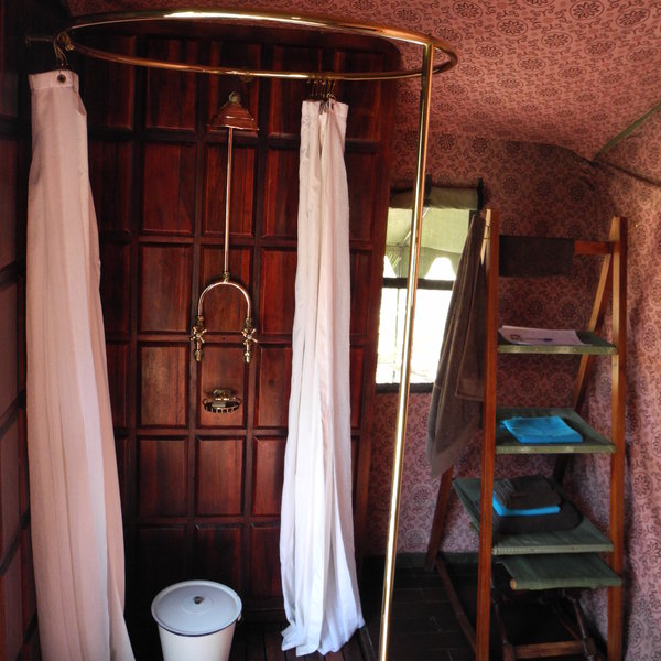 ...an indoor shower...