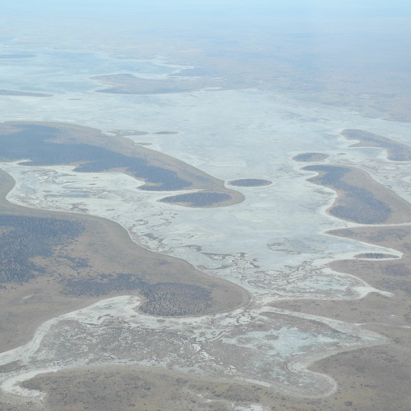 ...and an appreciation of the vastness of the Makgadikgadi...