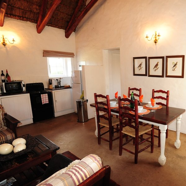 ..and dining area at each equipped cottage…